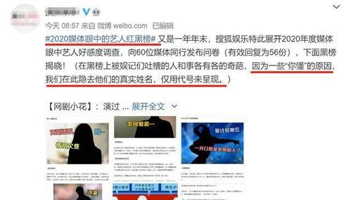 明星黑榜,明星黑榜揭秘，谁将面临信誉危机？
