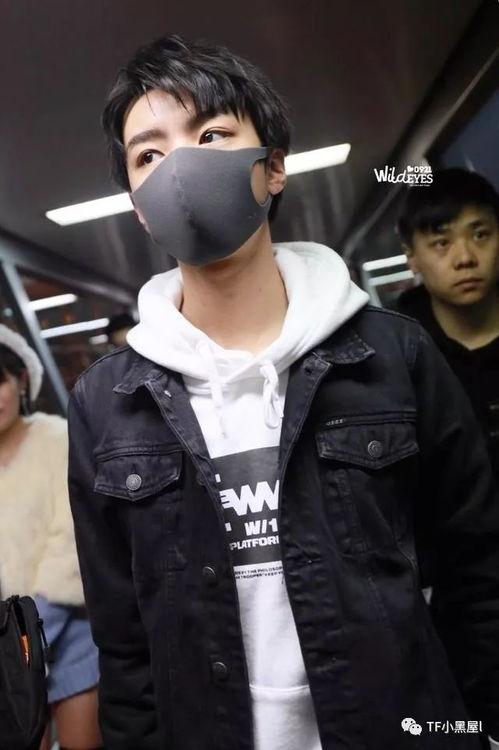 机场明星戴口罩,口罩下尽显时尚态度